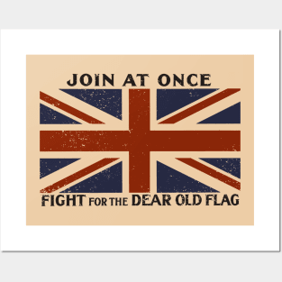 Join At Once - Fight For The Dear Old Flag Posters and Art